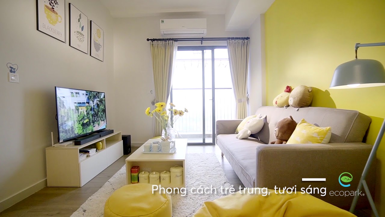 Ecopark TV | Hình ảnh thực tế căn hộ nhỏ tiện nghi  West Bay, Ecopark có giá dưới 1 tỷ đồng